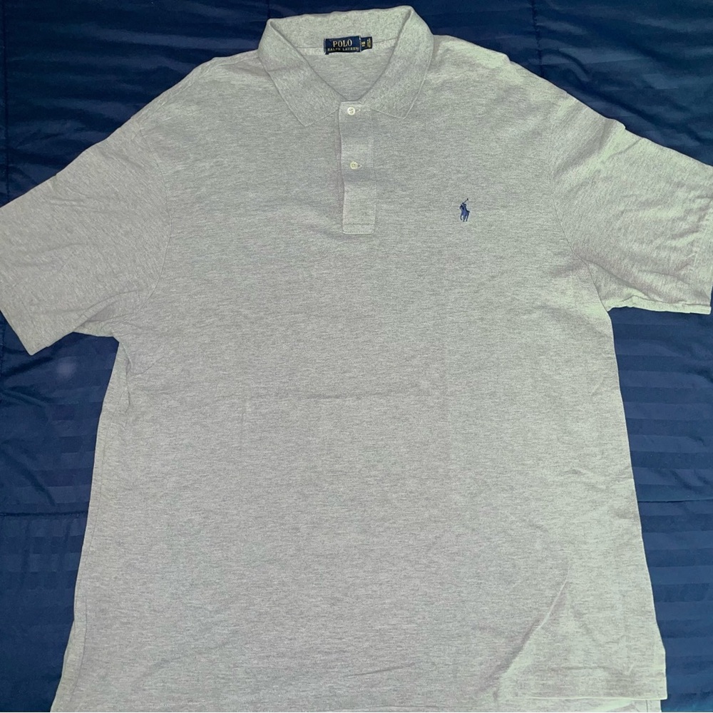 Ralph Lauren Grain Gray Polo Shirt. Size 2XB